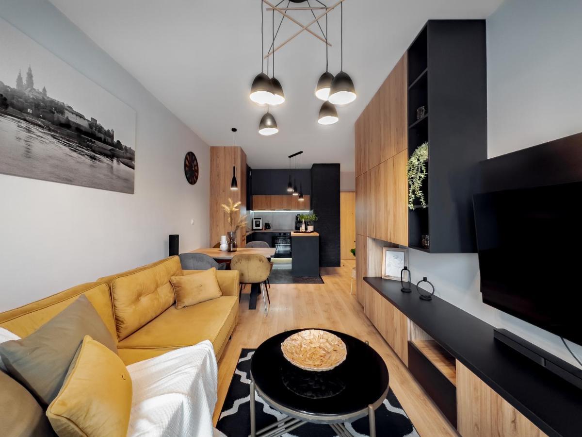 Apartament Z Duzym Tarasem W Centrum Krakowa Bagian luar foto